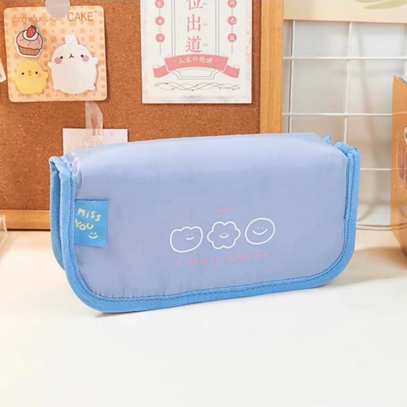 My Little Flap Bag Pen Penal Candy Color Большая вместительная сумка для хранения Карман для школьных канцелярских принадлежностей