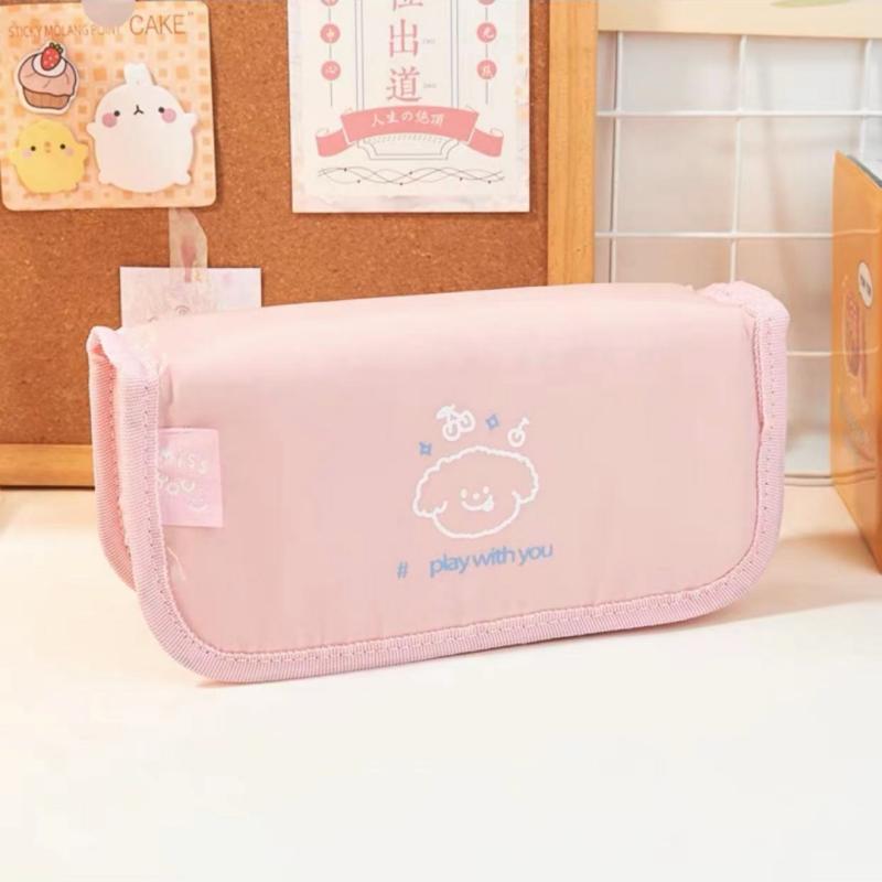 My Little Flap Bag Pen Penal Candy Color Большая вместительная сумка для хранения Карман для школьных канцелярских принадлежностей